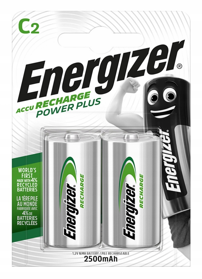 

Energizer 2x Akumulator C HR14 2500mAh