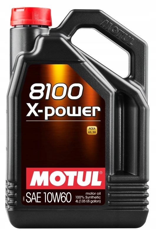 Motul Olej 10W60 4 L 8100 X-power/ Sn/cf/ A3/B4