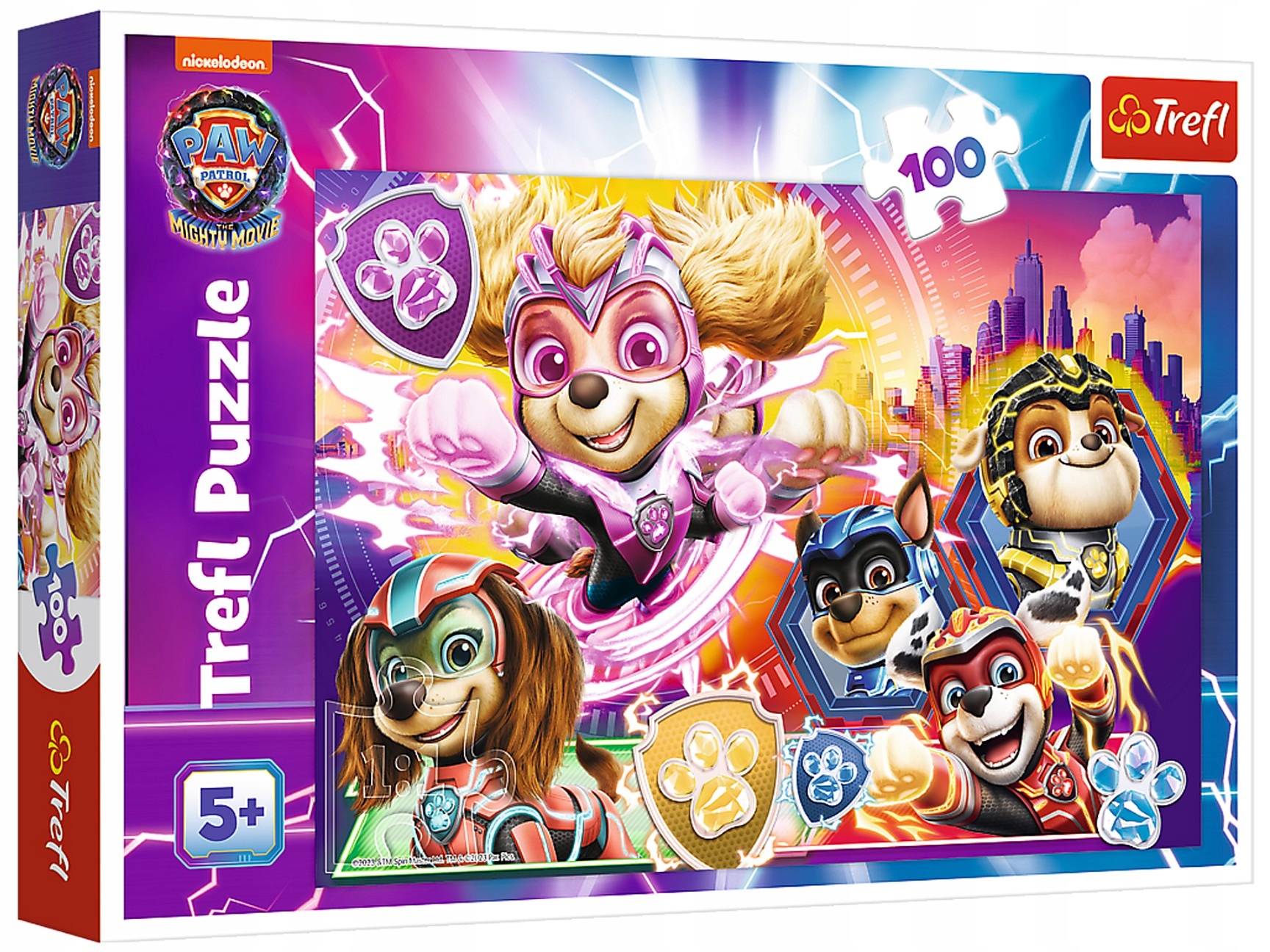 TREFL Puzzle PSI PATROL WIELKI FILM 100 elementów UKŁADANKA PIESKI