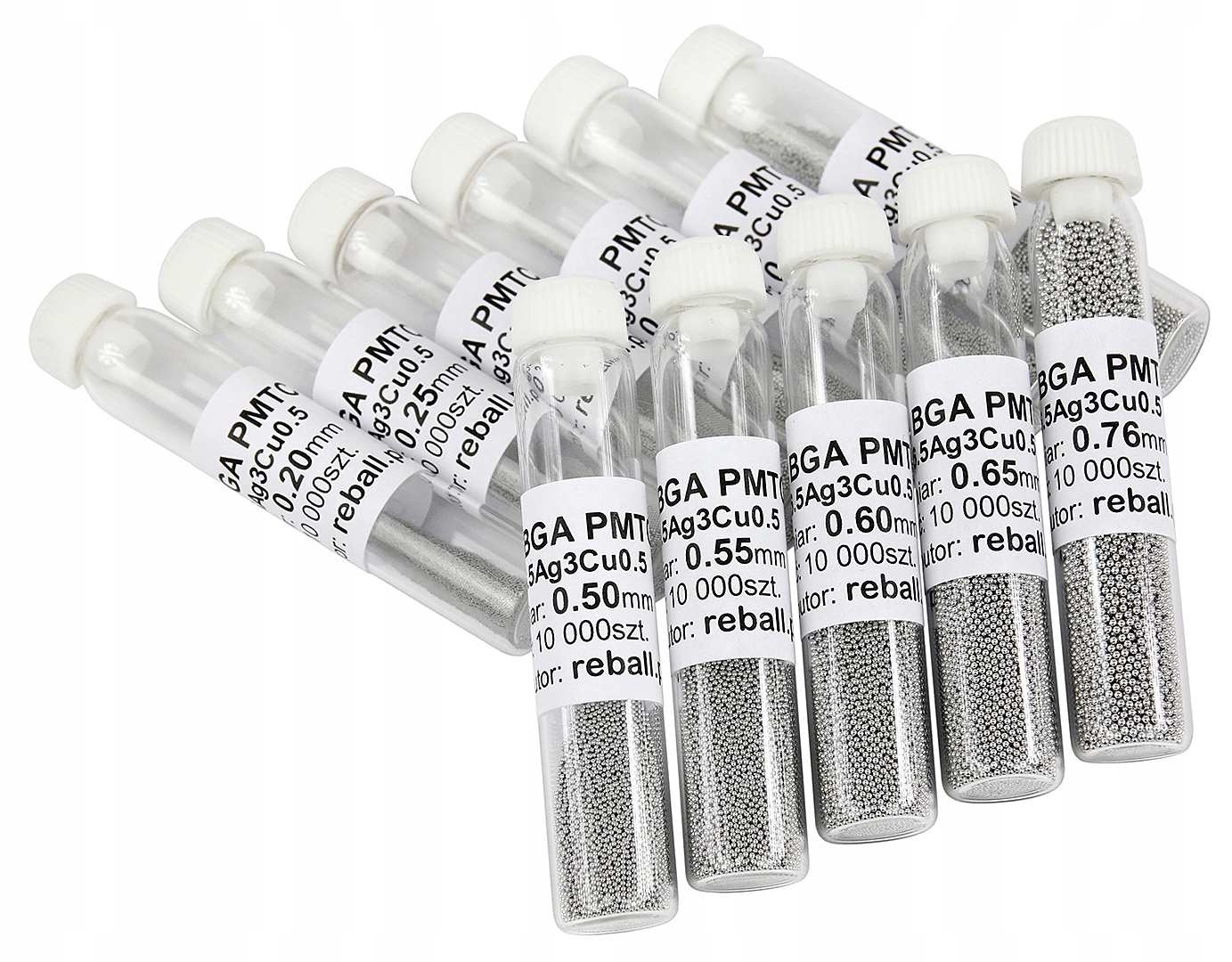 KULKI BGA BEZOŁOWIOWE PMTC 10tyś 0,60mm SAC305
