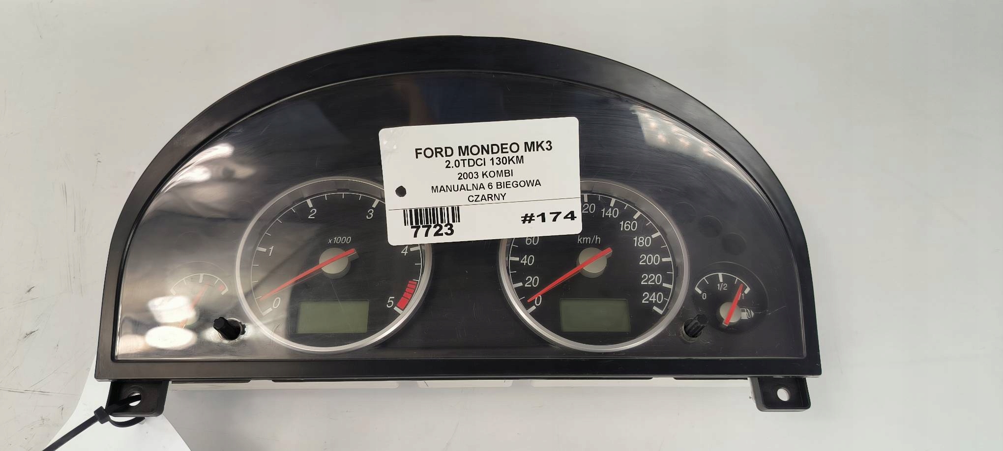 dials clock FORD MONDEO MK3 2.0TDCI