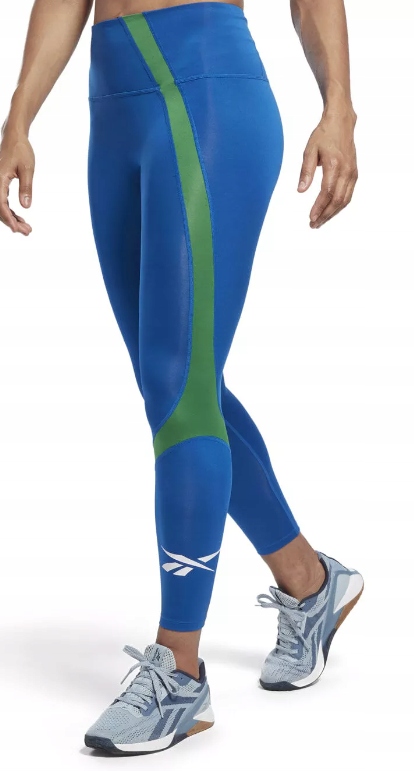 Reebok Legginsy Sportowe Niebieskie Damskie XL Y2B