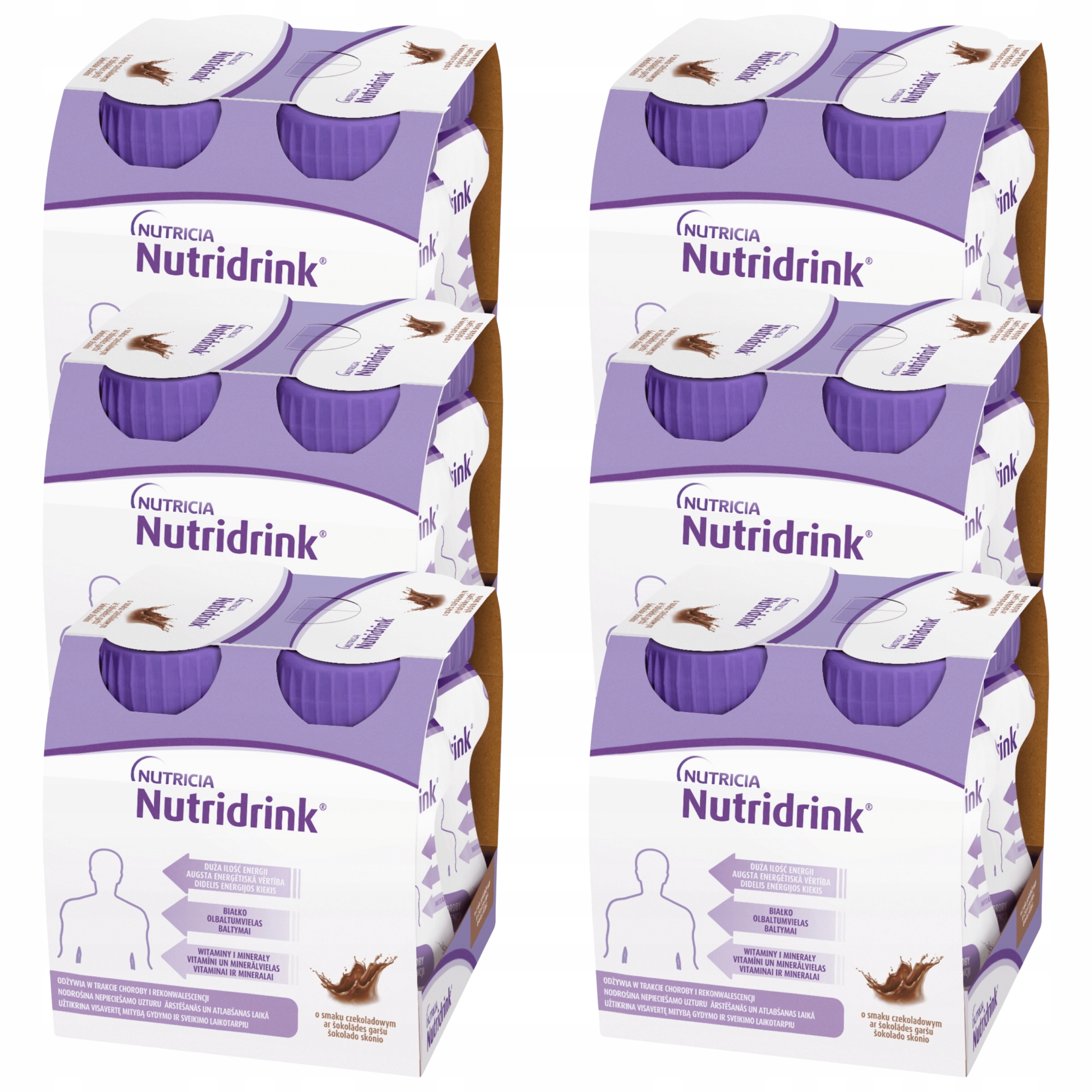 Nutridrink o smaku czekoladowym 4x125 ml