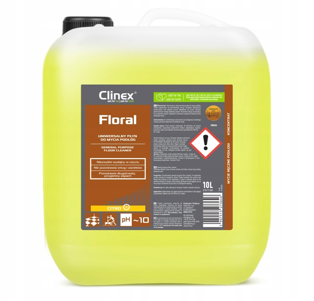 Levně Clinex Floral Citro 10 L