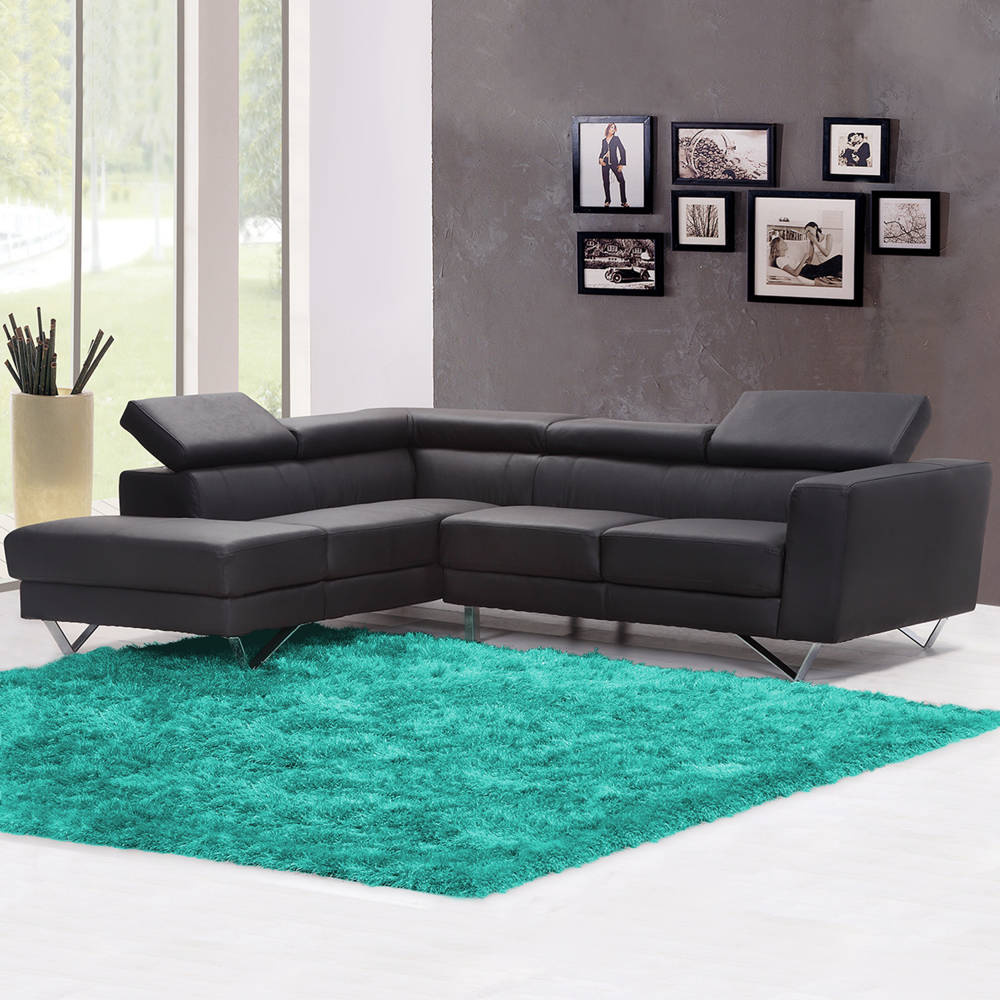Izbový koberec Shaggy Strado 160x220 TurquoiseSea (Turkusový)