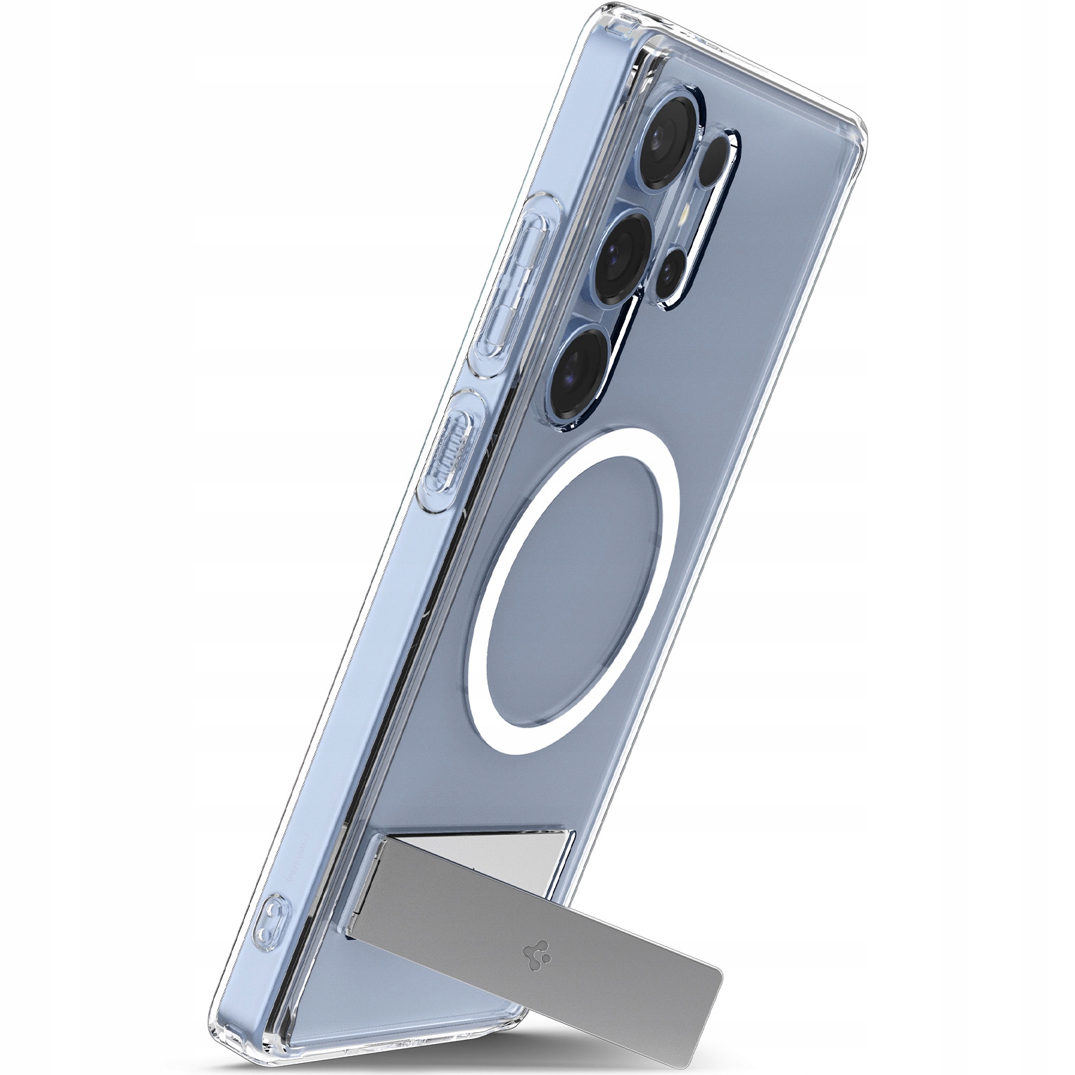 Pouzdro Spigen pro Galaxy S25 Ultra, hybridní zadní kryt se stojánkem