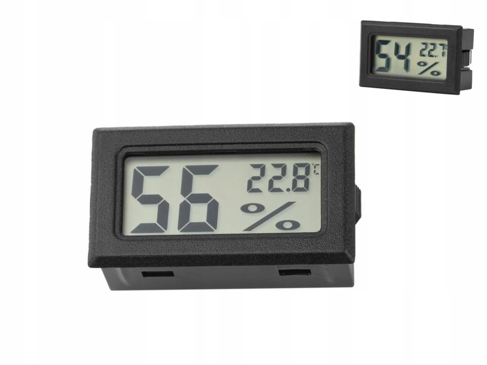 

Higrometr Wilgotnościomierz Termometr LCD Cyfrowy
