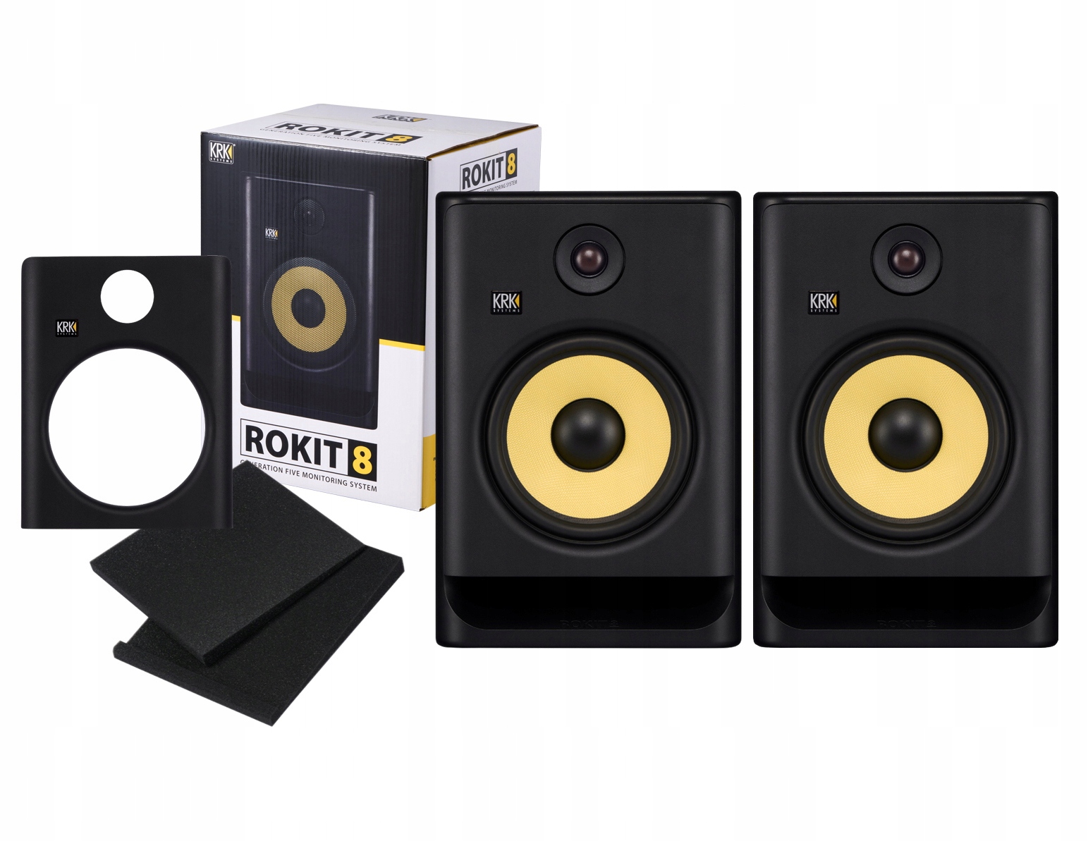 Krk Rokit 8 G5 (pár) štúdiové posluchové monitory