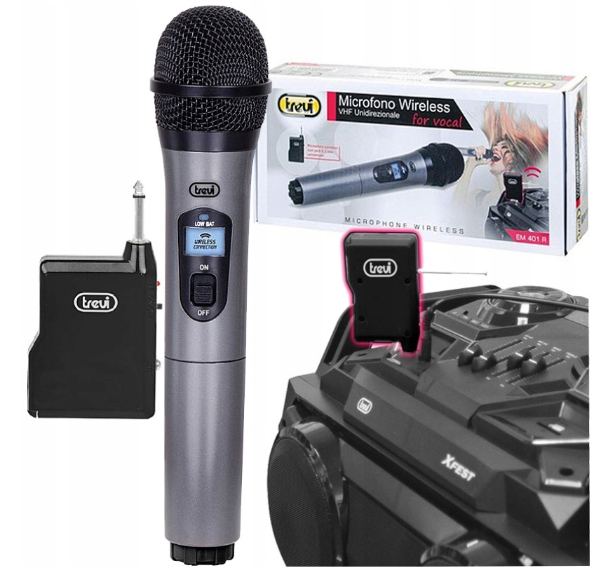 MIKROFON BEZPRZEWODOWY DYNAMICZNY TREVI EM401