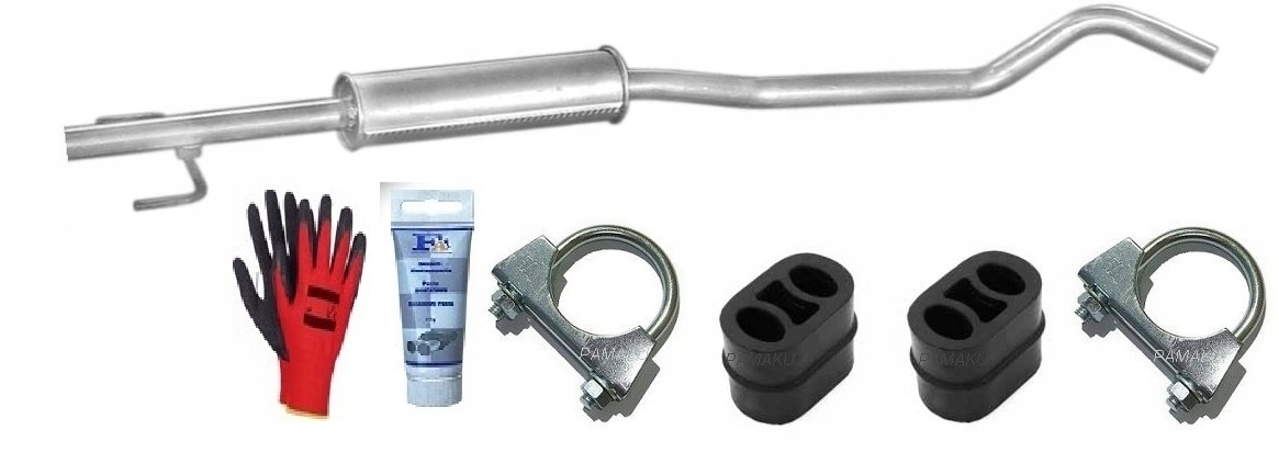 Opel Corsa C 1.0-16V středový tlumič bonus