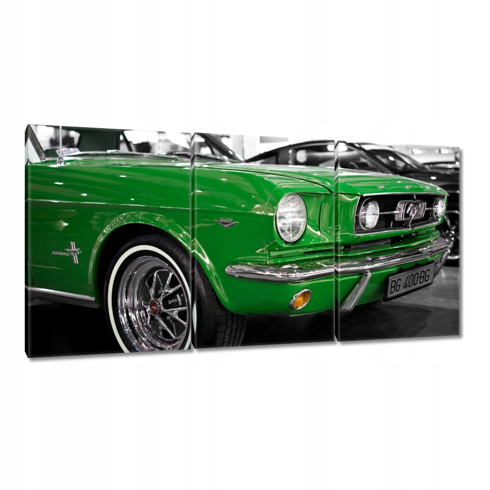 

Obrazy 120x60 Zielony Ford Mustang