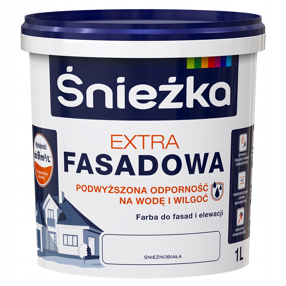 

Śnieżka Extra Fasadowa do elewacji 1L Biały