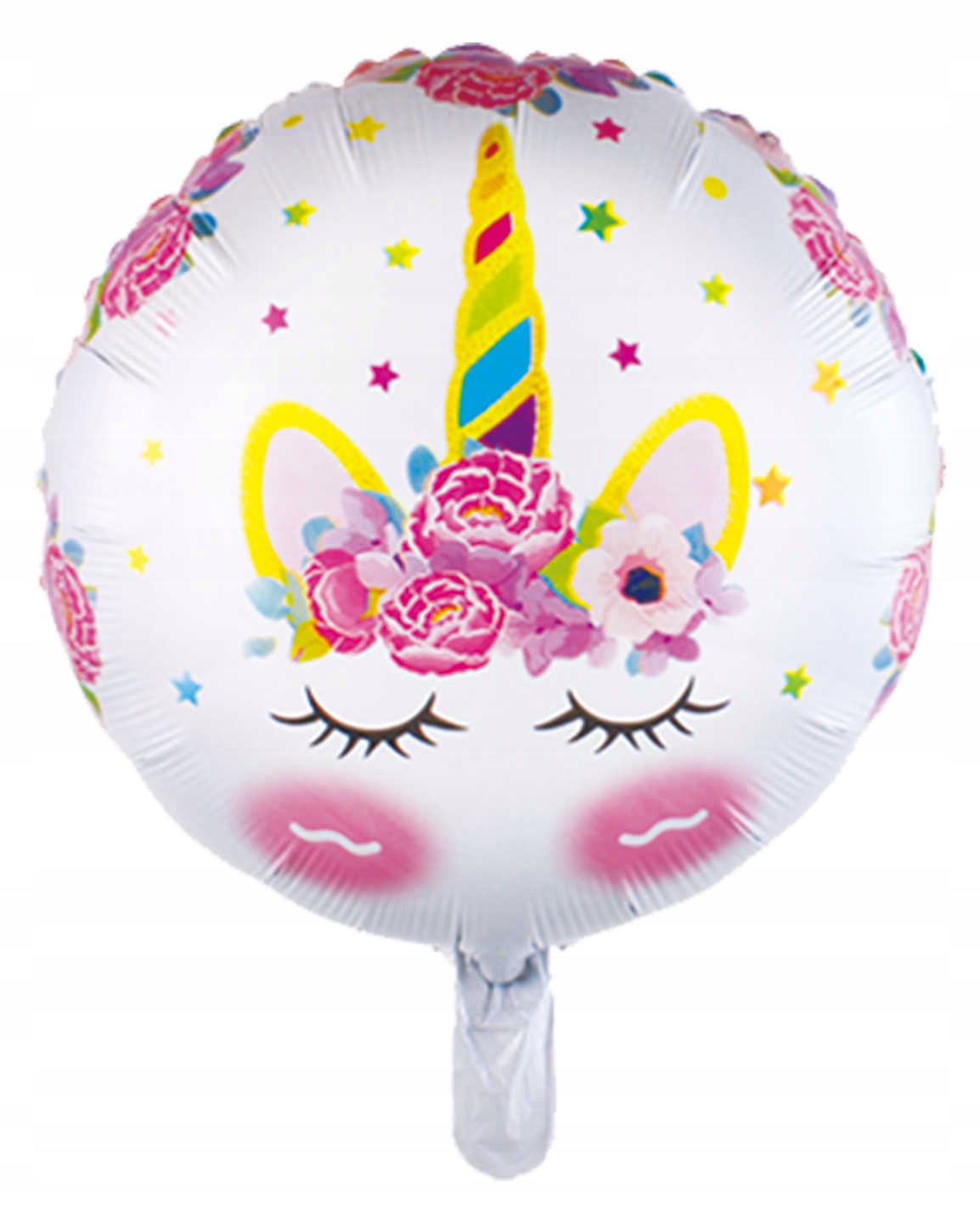 BALON FOLIOWY Jednorożec zarumieniony na hel J