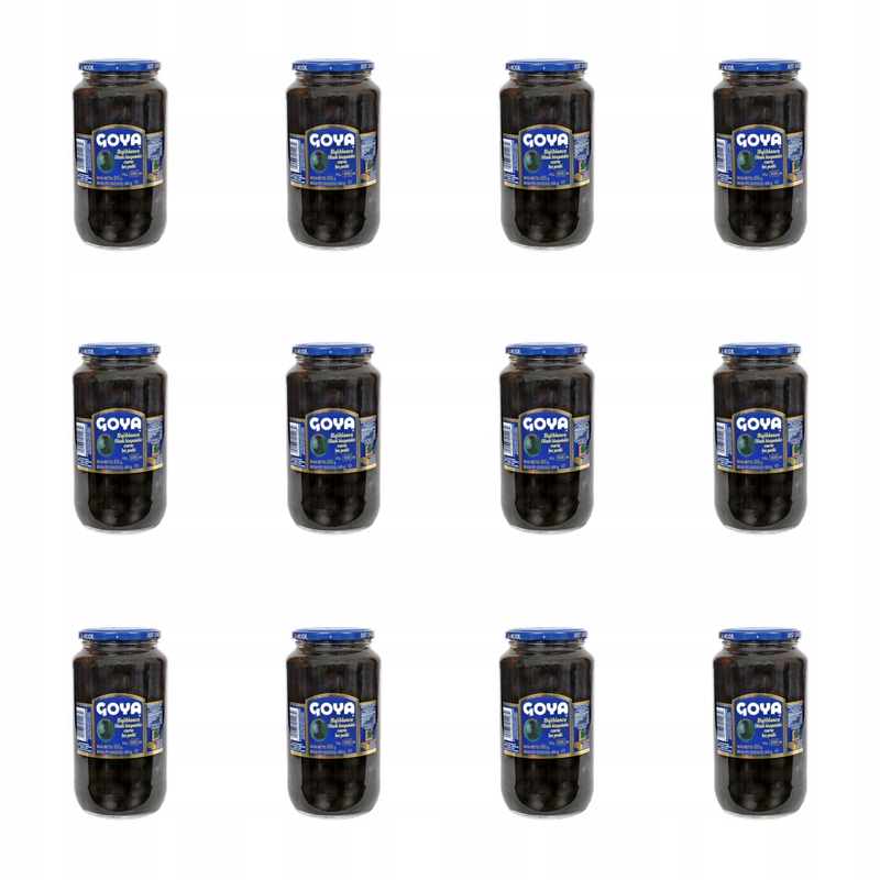 Goya Hojiblanca oliwki czarne drylowane 935ml X12