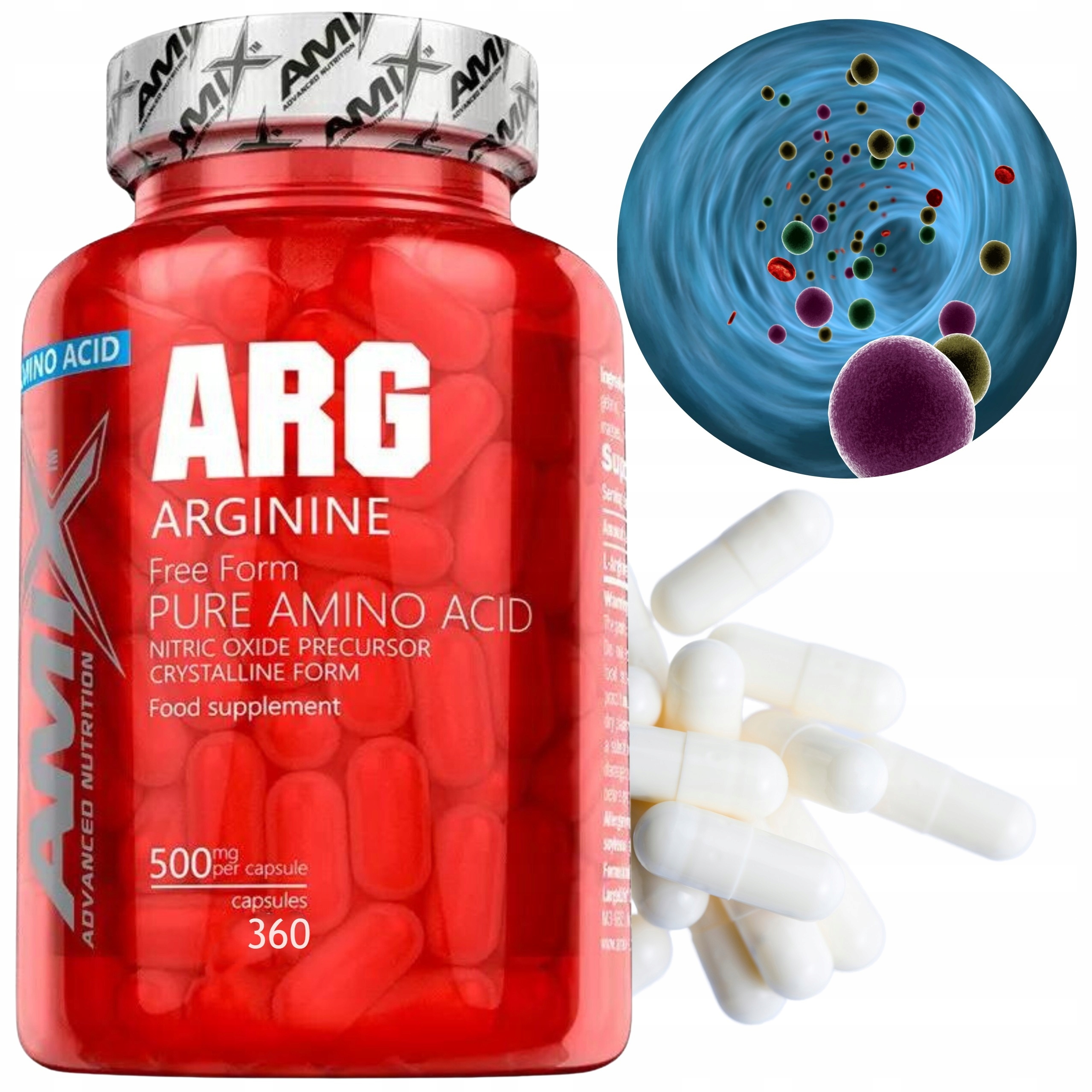 L Arginine Arginin libido svaly 360 kapslí