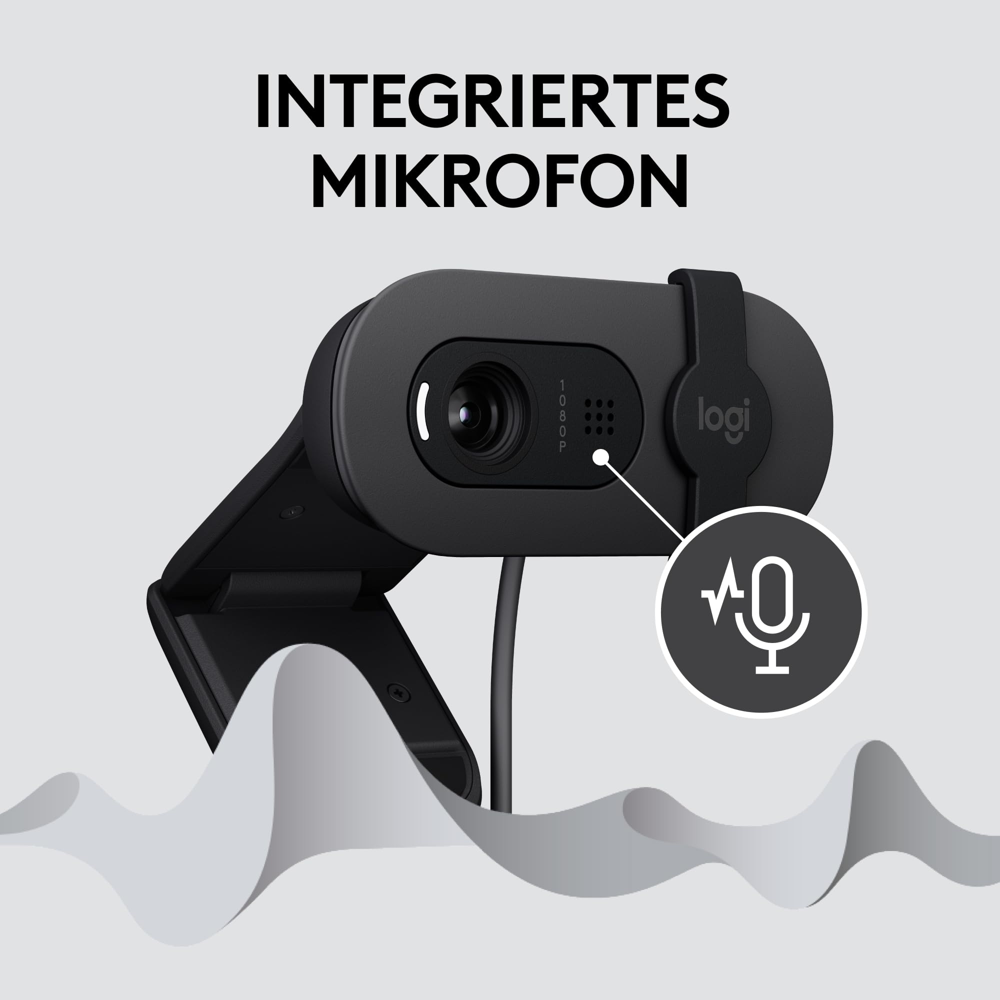 LOGITECH Brio 100 Kamera Full HD Do Spotkań i Streamingu USB-A — miniatura 6