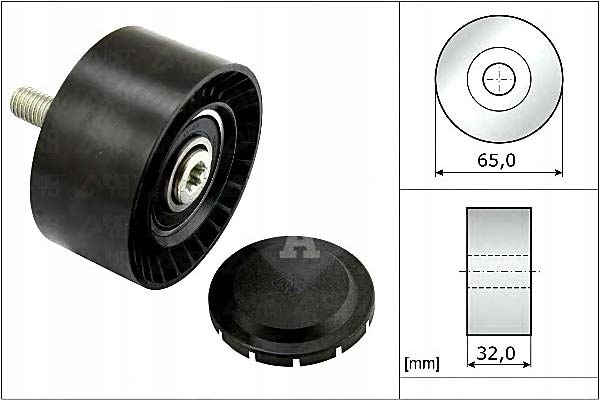 ROLKA PASKA WIELOROWK. BMW 3 5 11- 3,5 INA Producent części INA
