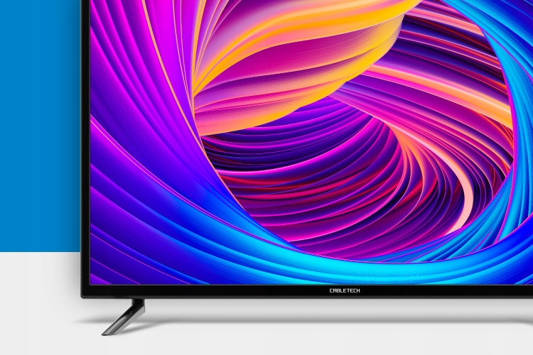TELEWIZOR 32'' LED HD READY DVB-T2 HEVC 2X HDMI USB PROSTY PILOT CABLETECH Technologia 3D nie