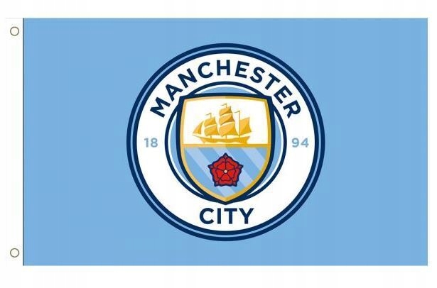 Flaga Manchester City 150 X 90 Oficjalna Flaga 525