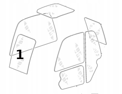 SZYBA PRZÓD LAMINOWANA JCB 530-120 827/80225 Typ maszyny Ładowarka