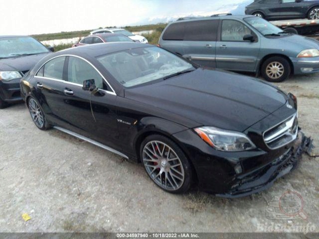 MERCEDES CLS W218 63 AMG 5.5L 2017 KAROSERIA DOKUMENTY ĆWIARTKA