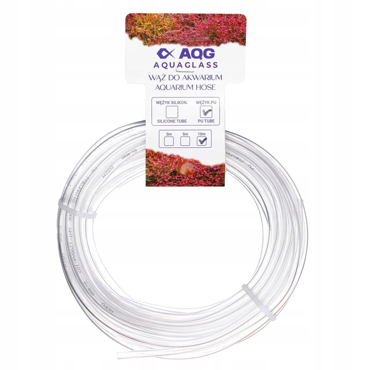 Polyuretanová Hadička CO2 4/6MM 10 M Průhledný Pro Instalaci CO2