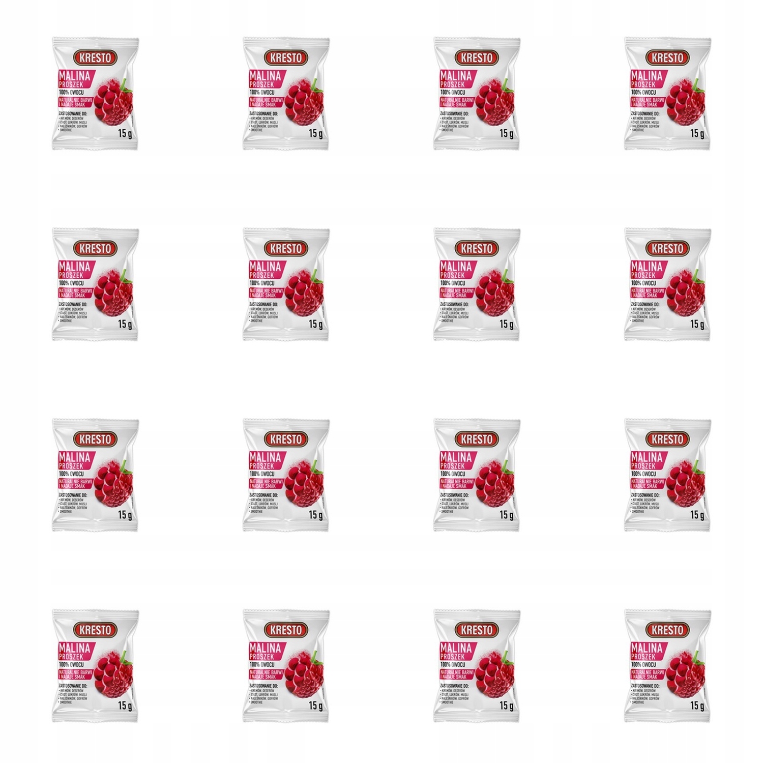 Levně 16 x 15 g Kresto Malina prášek