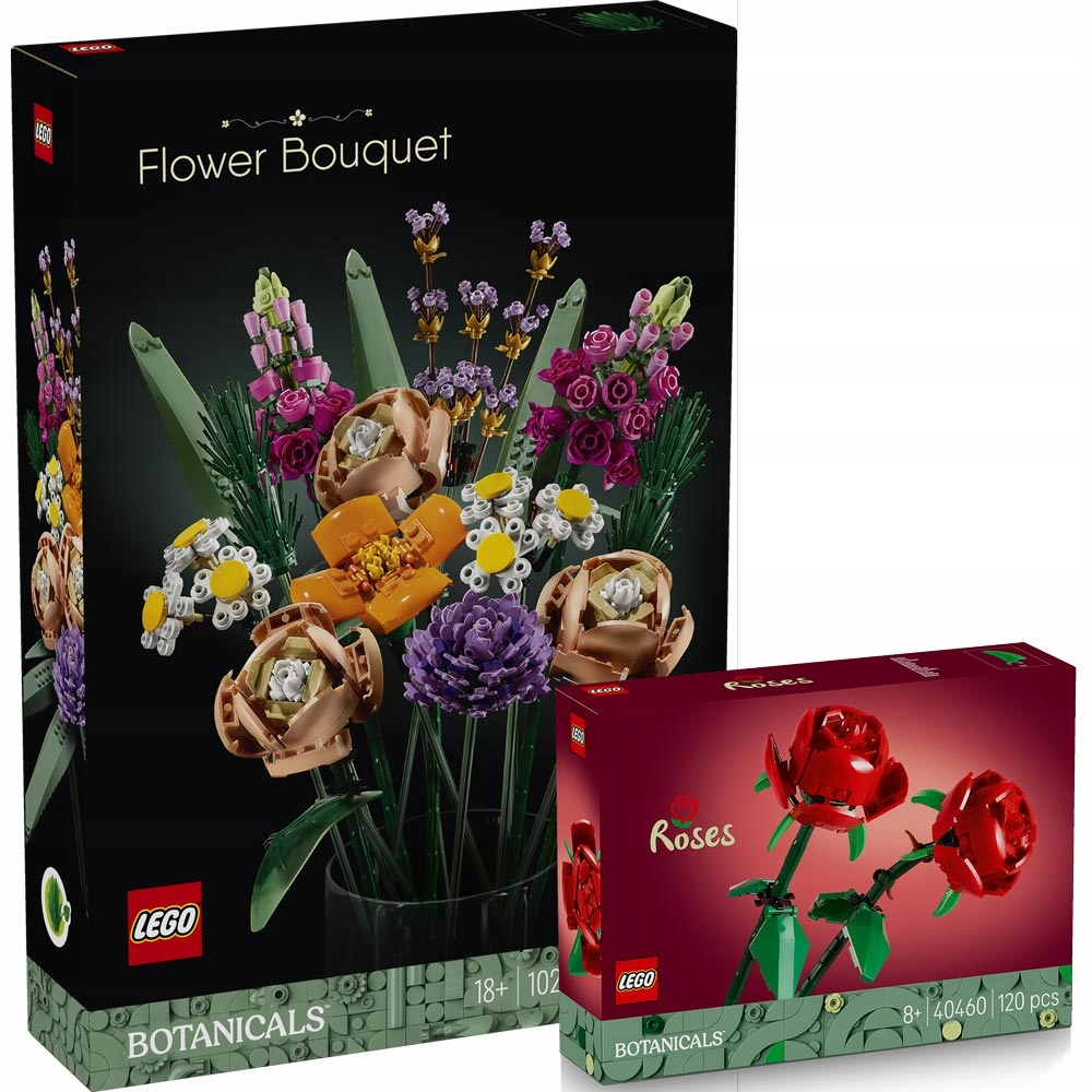 Lego Botanicals Kytice květin 10280 Lego Růže 40460