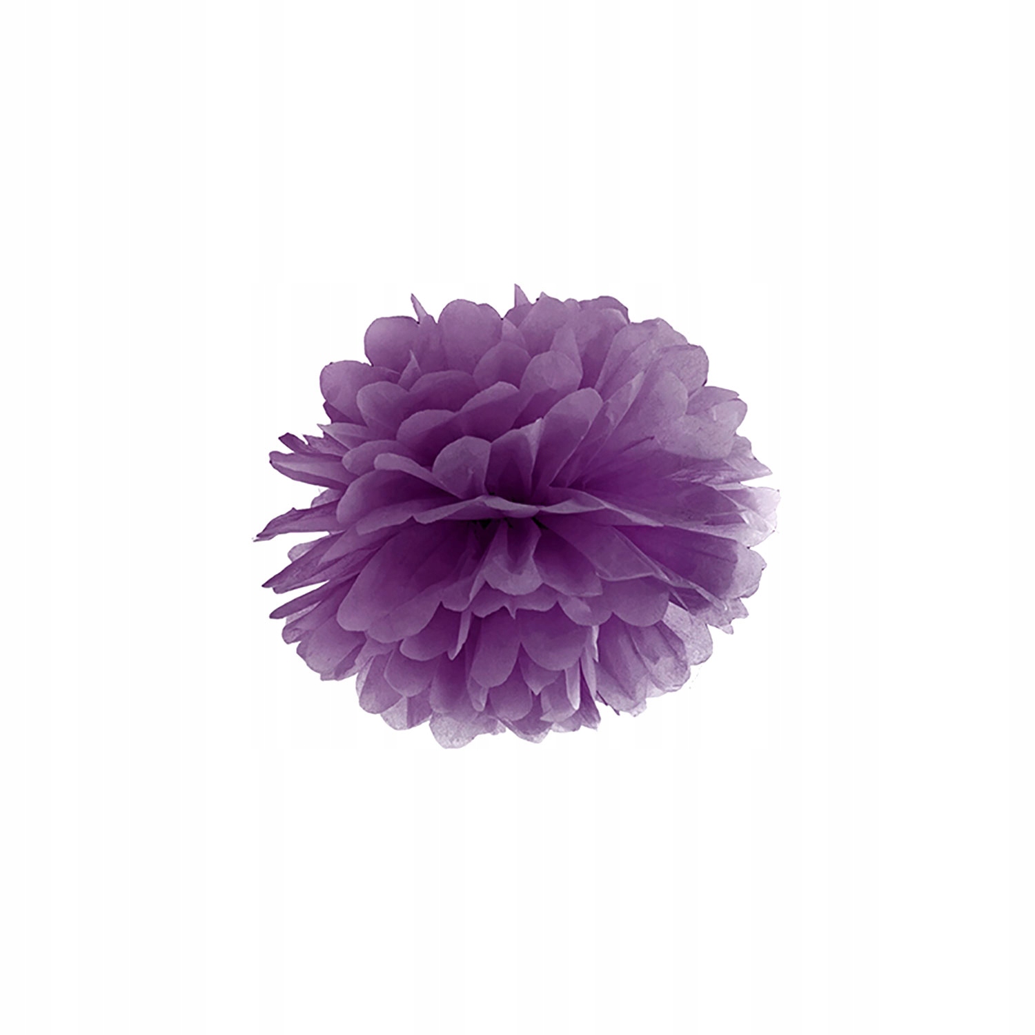 

Pompon bibułowy Fioletowy 25 cm kwiatowa dekoracja