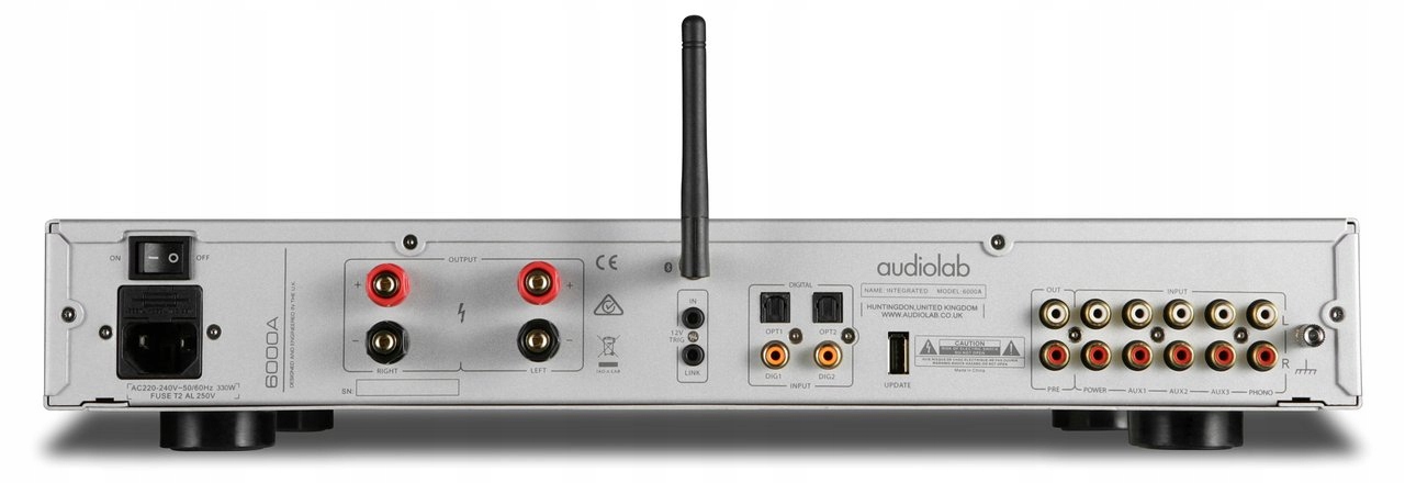 WZMACNIACZ AUDIOLAB 6000A Z BLUETOOTH DAC SREBRNY Model 6000A