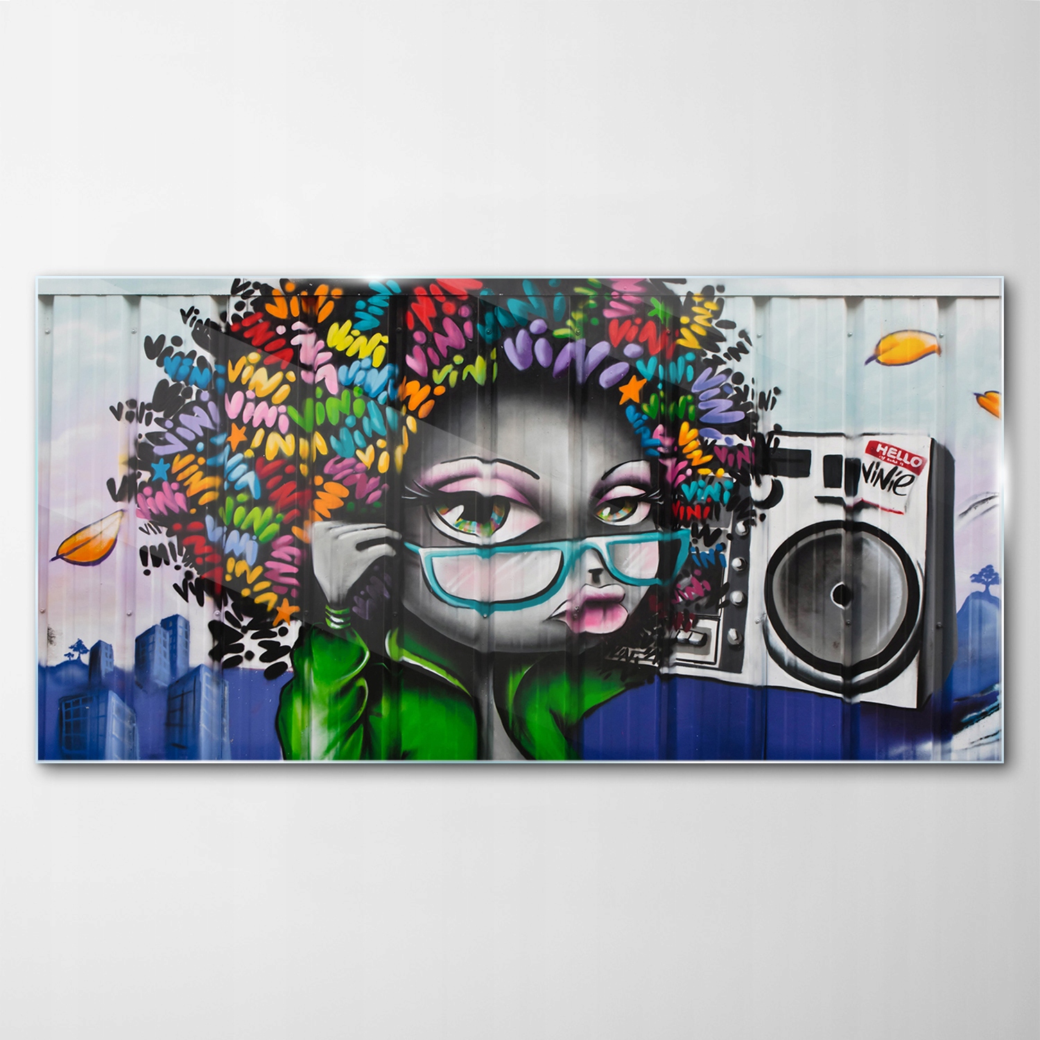 Obraz na skle Dekor Abstrakcia Umenie 100x50