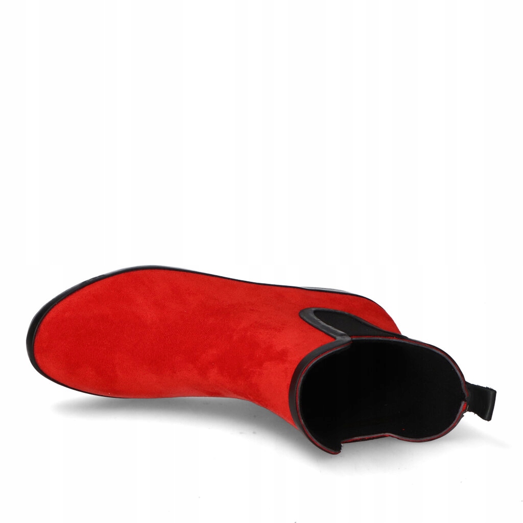 Kalosze Potocki 23-36063RD Czerwone Kolor czerwony