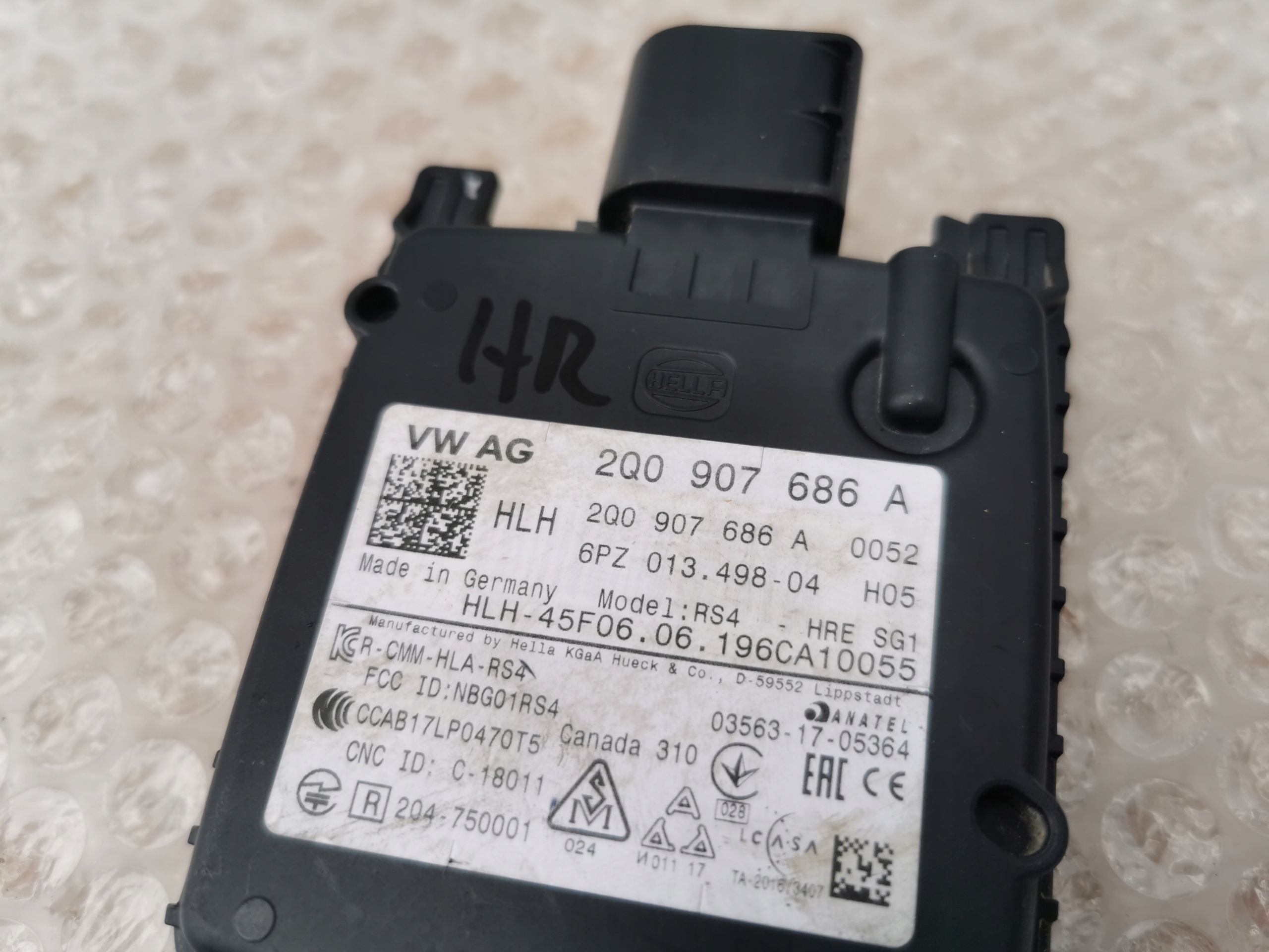 VW AUDI SEAT SKODA 2Q0 MODUŁ RADAR ASYSTENT ZMIANY PASA RUCHU 2Q0907686A Typ samochodu Samochody osobowe