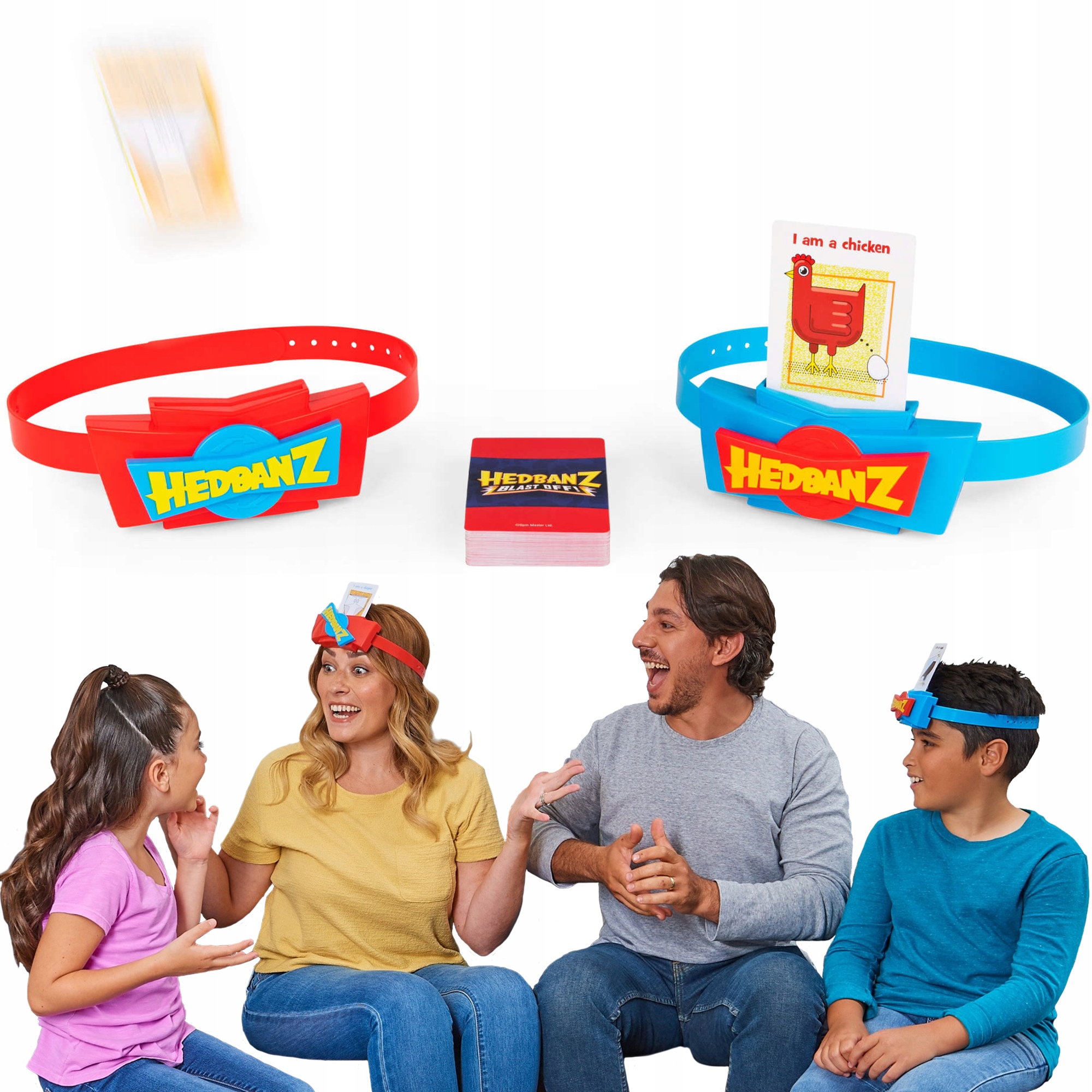 

Hedbanz Blast Off! Czółko Rodzinna Gra Imprezowa