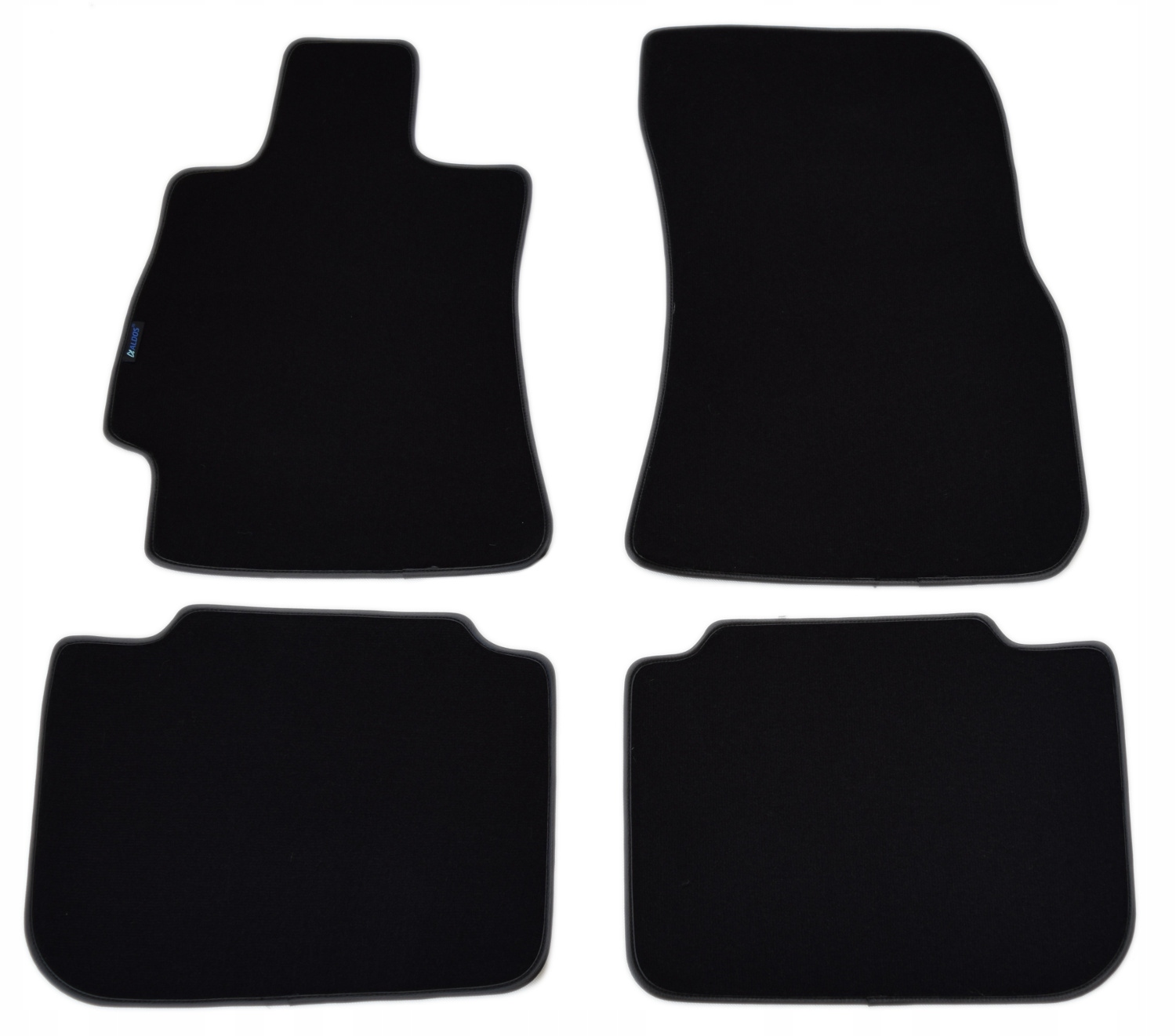 Černé velurové koberce Diamond, Lamówka Subaru Outback 2009-2014