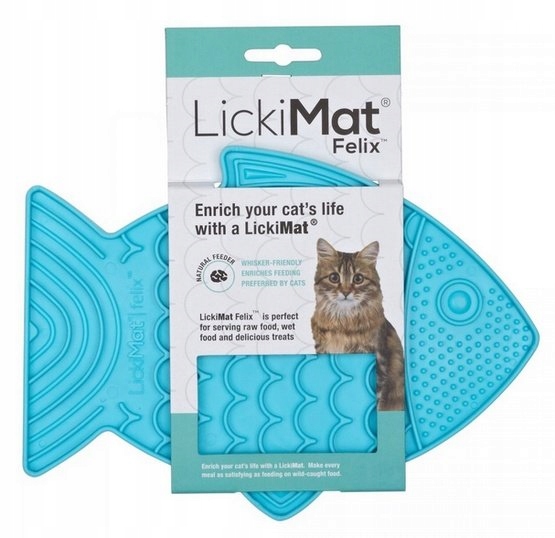 

Mata LickiMat Classic Felix Rybka fale turkusowa