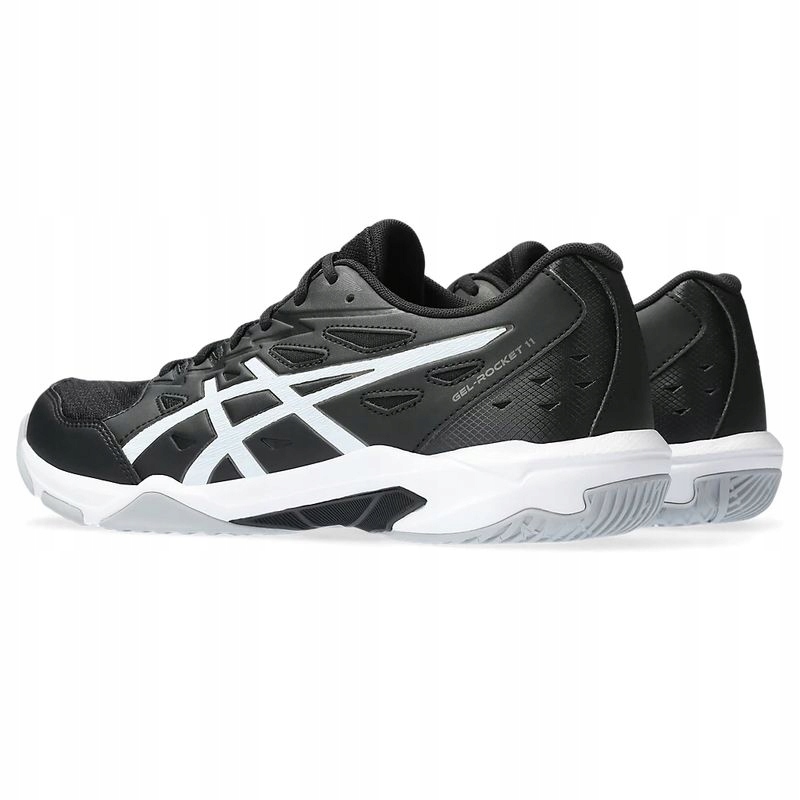 BUTY ASICS GEL ROCKET 11 BLACK/GUNMETAL MEN 48 Marka ASICS