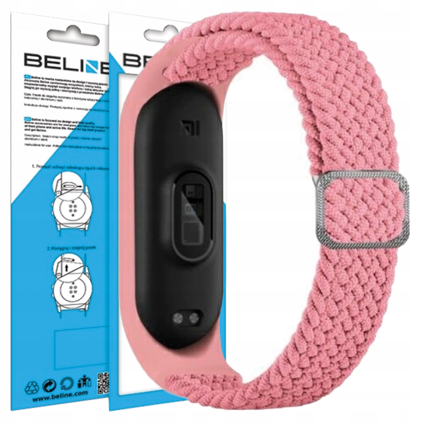 Beline Pasek MI Band 3 4 Opaska Do Zegarka Idealny Do Aktywności Fizycznej