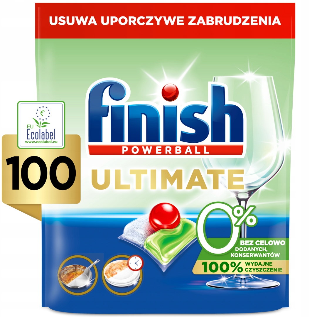 Levně Finish Ultimate 0% Kapsle do Myčky 100 ks
