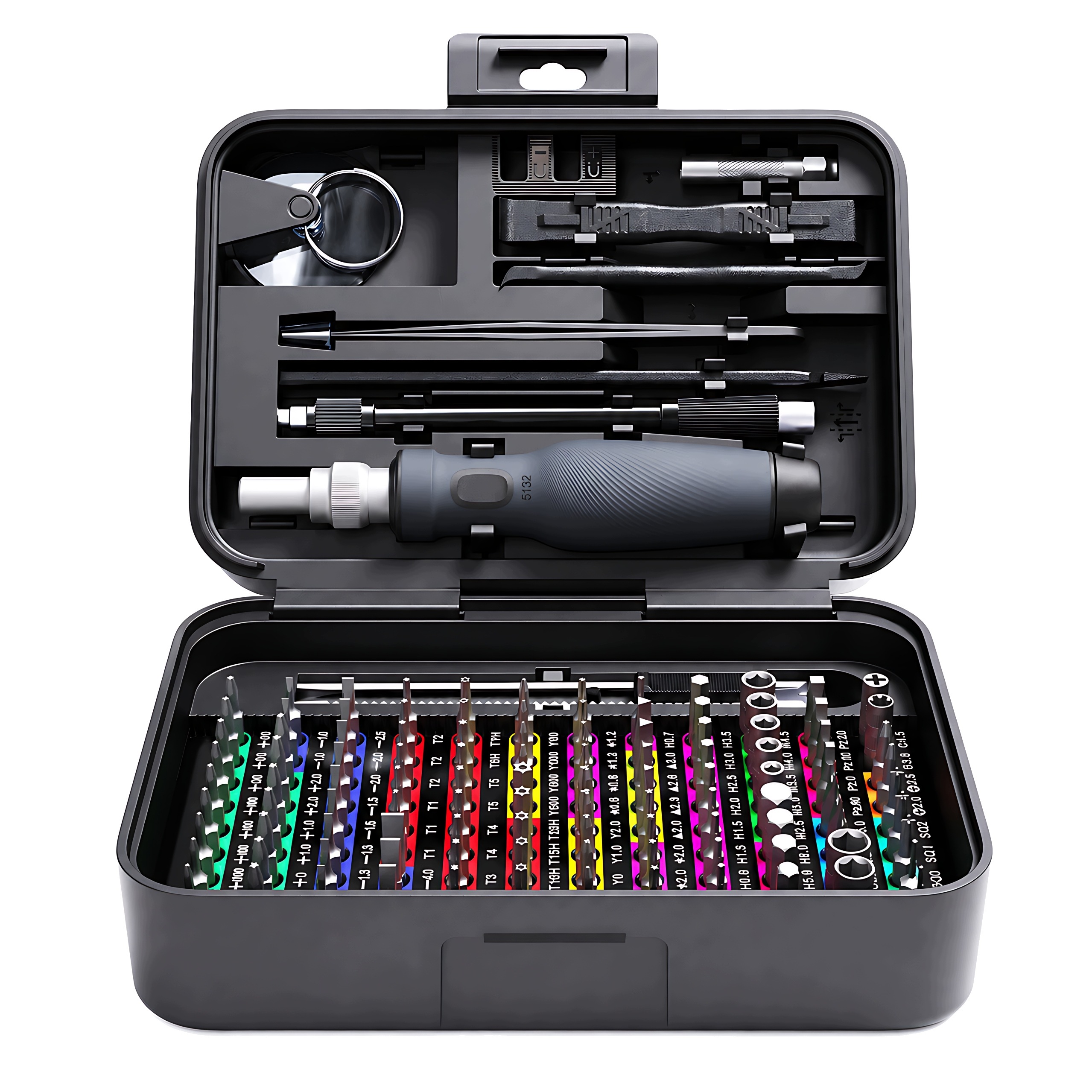 Sada Přesných Šroubováků Premium 132v1 Různé Opravy Elektro Macseo