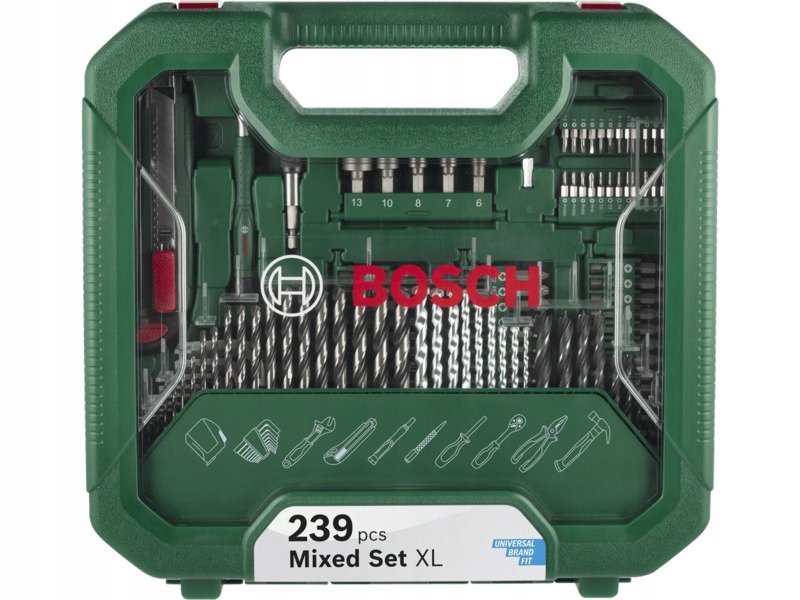 Zestaw wierteł i bitów Bosch Mixed Set XL 2608522569 (239 szt.)