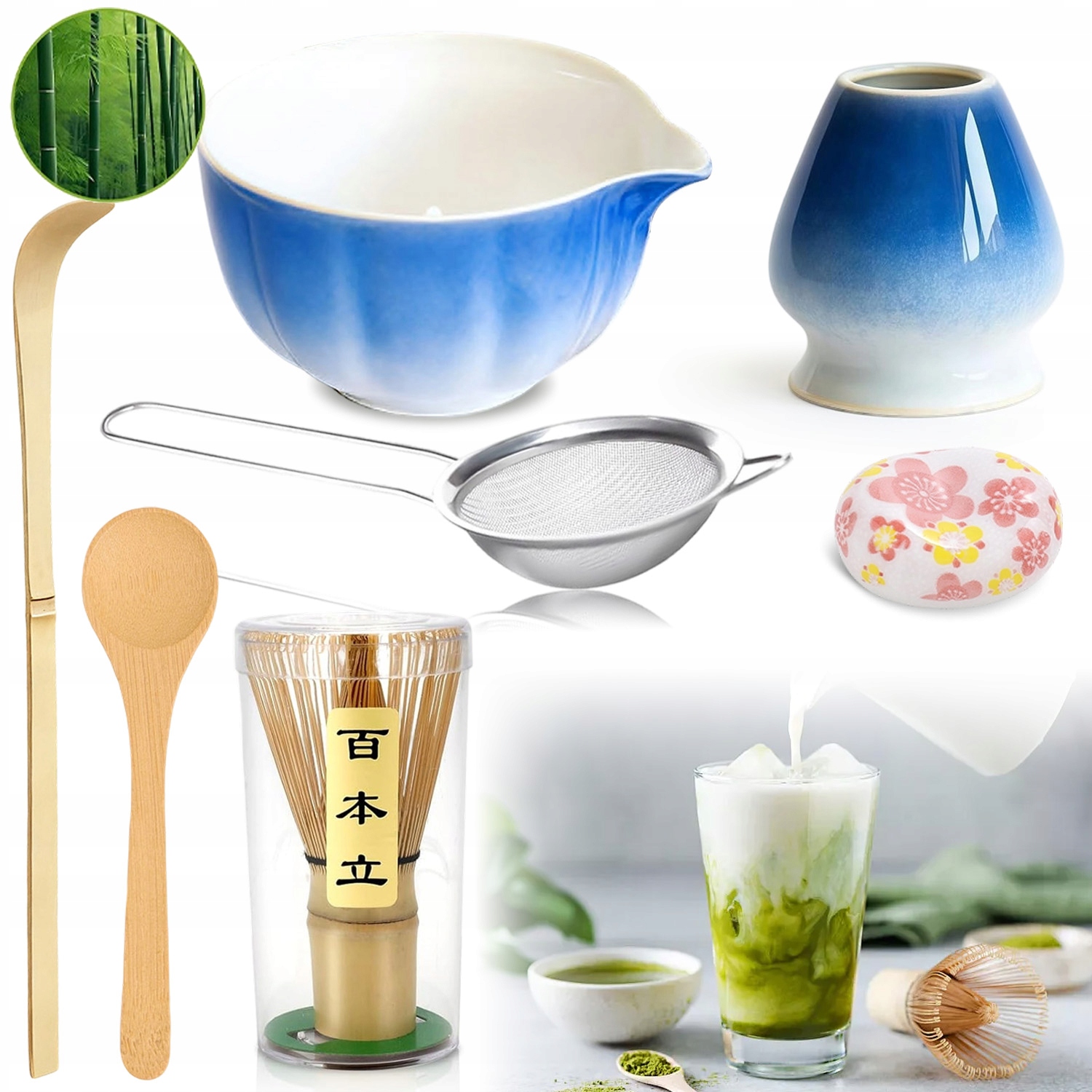 Levně Dárková Sada Sada Z Bambusu Na Chutné Čaje Chashaku, Dokonalý Dárek 7 Ks