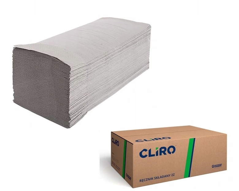 Levně papírový ručník Zz a'200x20kpl Šedý