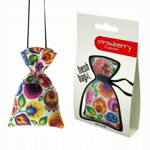 

Folk zapach samochodowy Fresh Bags Truskawka