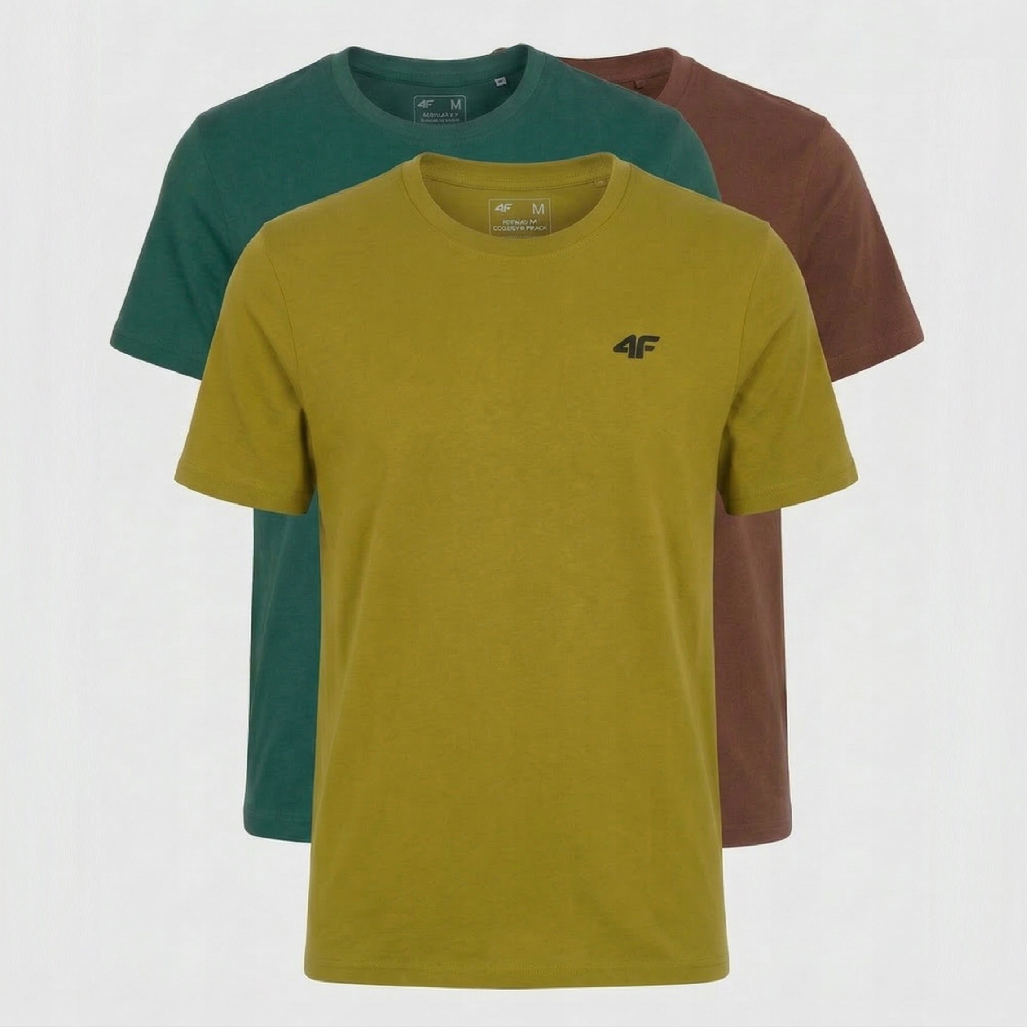 Pánské Tričko 4F Tričko Limitovaná Sada 3 Kusů XXL M3948 SS26