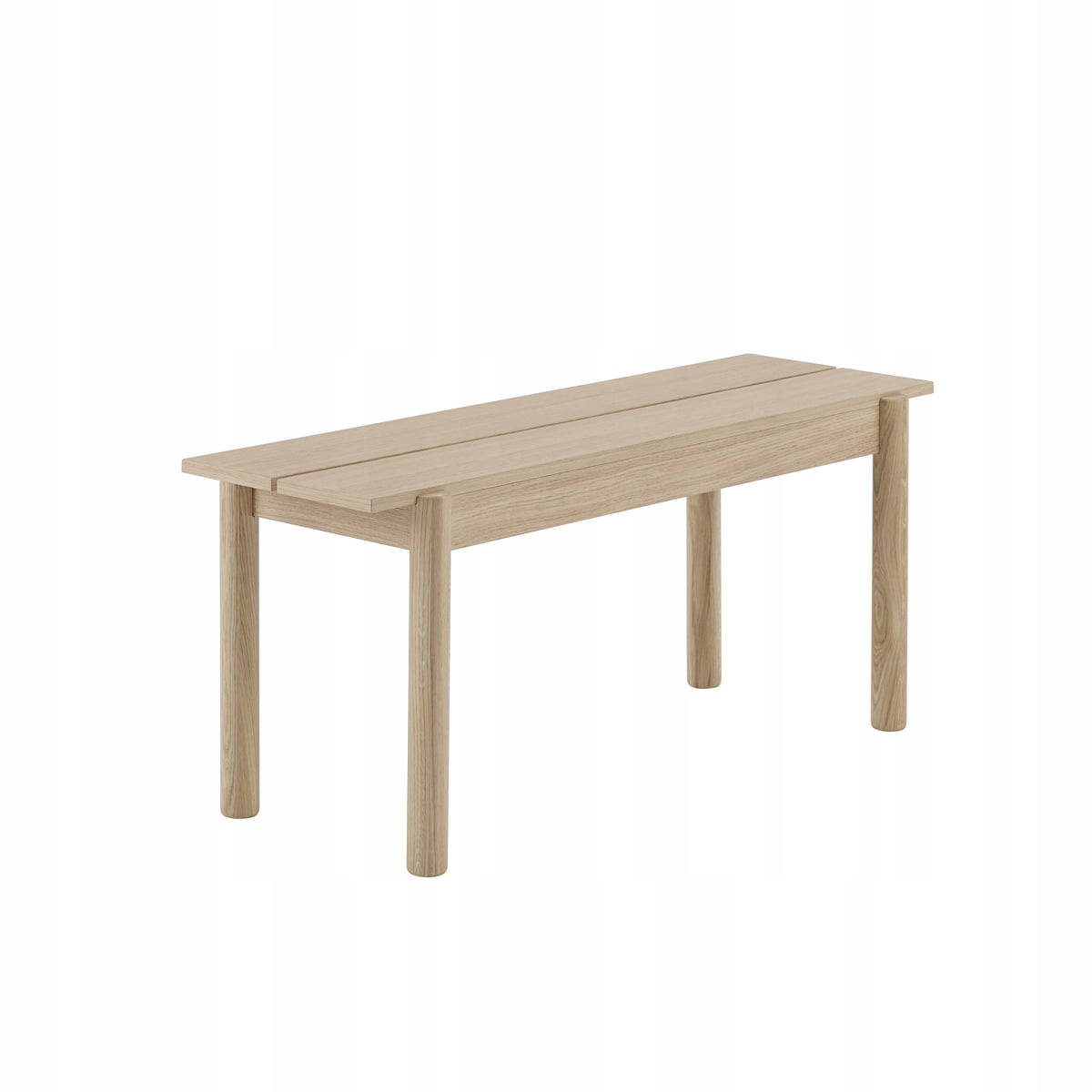 Muuto Linear Drevená lavička 110 cm Dubová