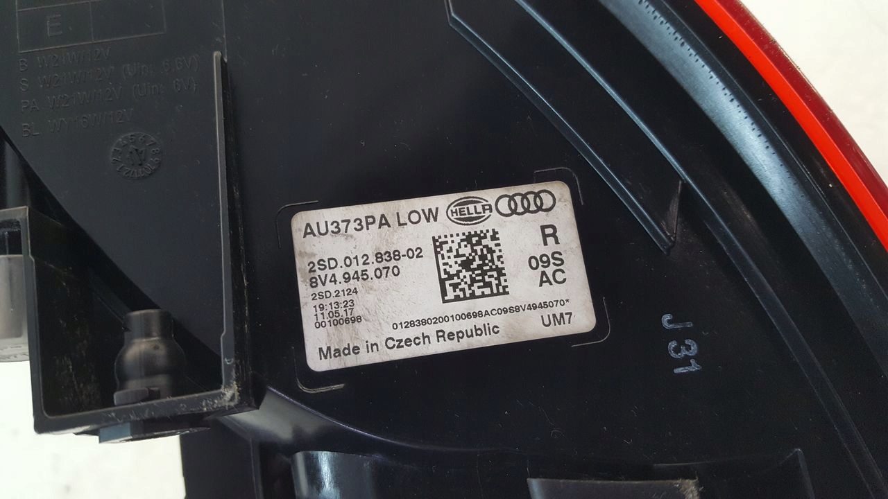 Licht heck hinten rechts Audi A8 8V
