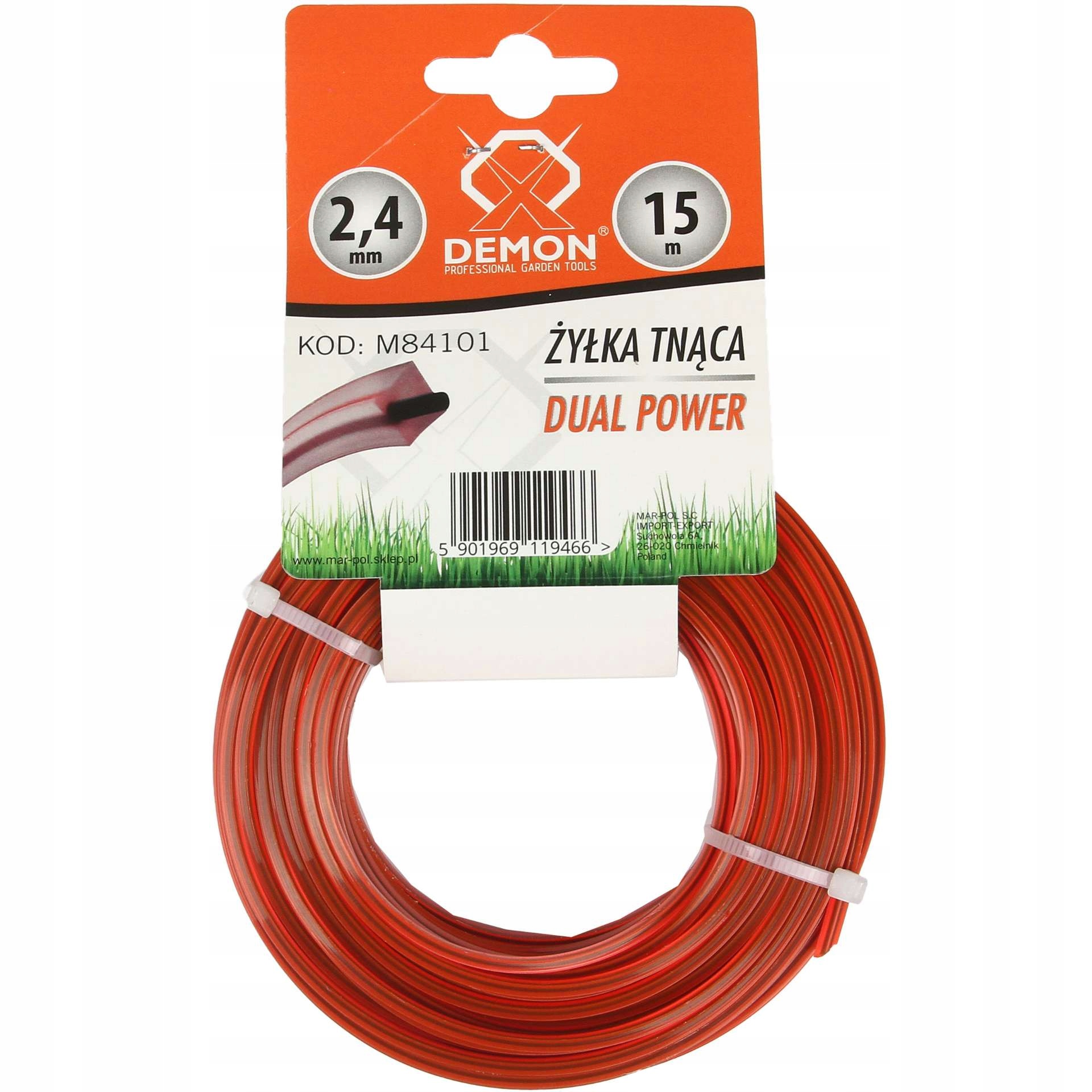 

Żyłka Tnąca Zbrojona Do Kosy Spalinowej 2.4mm