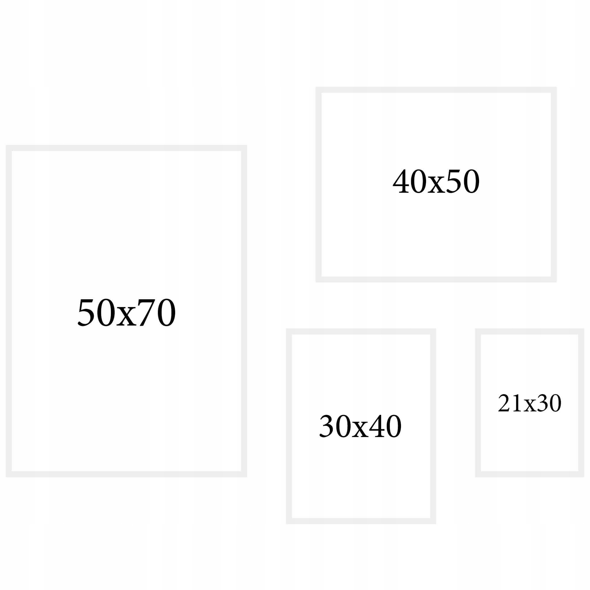 Fotorámečky sada 4ks Rámečky na plakáty