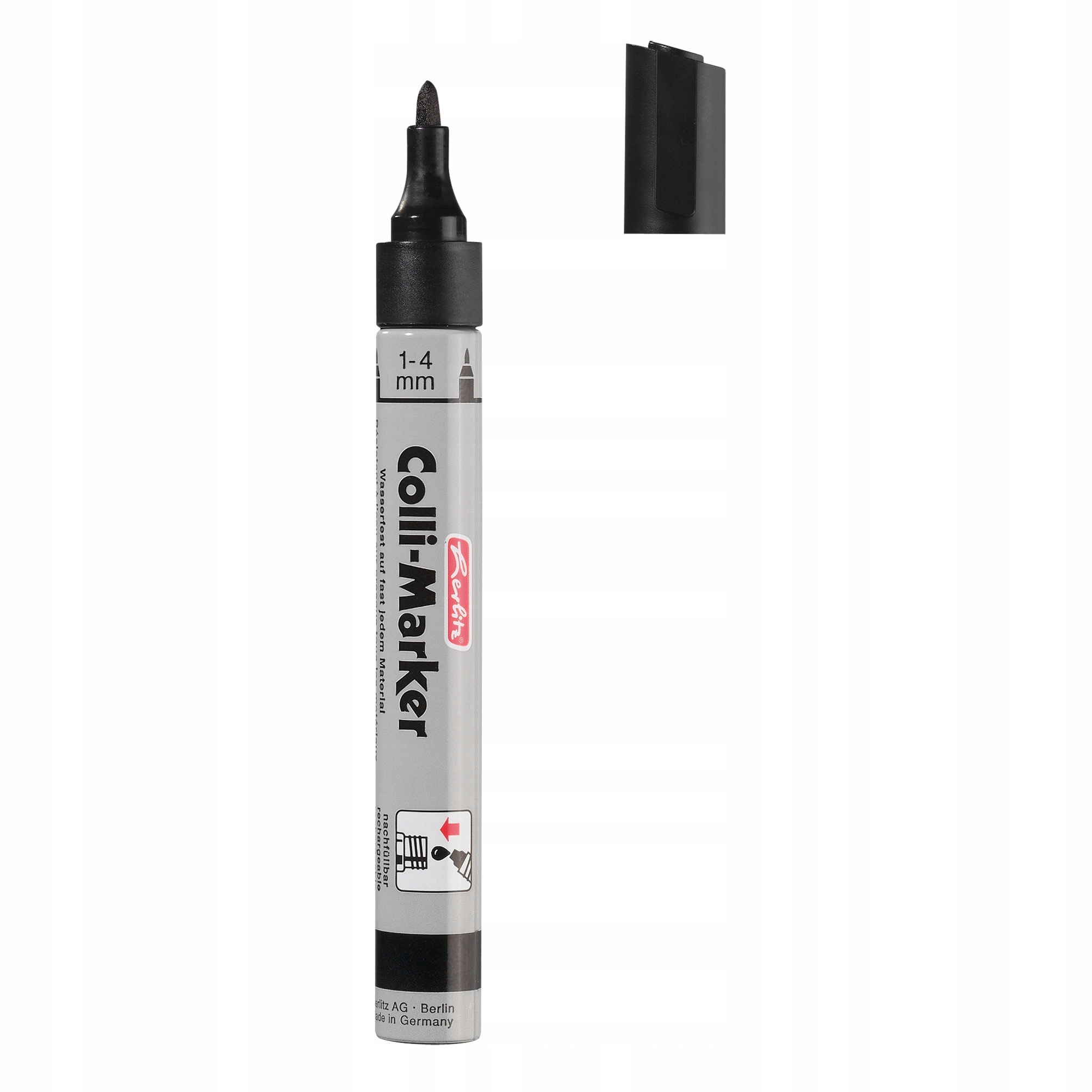 

Marker Pernamentny Colli-Marker Herlitz czarny